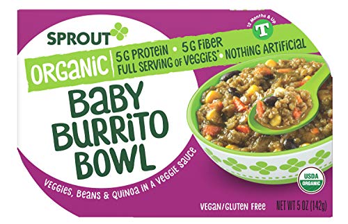 Sprout Foods Organic Toddler Meal Burrito Bowl, 5 Oz - Image 4
