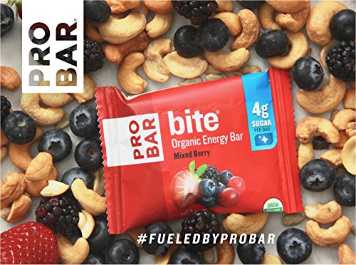 PROBAR - bite Organic Energy Bar, Mixed Berry, Non-GMO, Gluten-Free, USDA Certified Organic, Healthy, Plant-Based Whole Food Ingredients, Natural Energy (12 Count) - Image 4