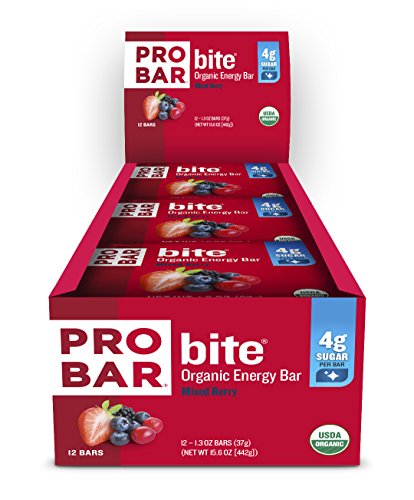 PROBAR - bite Organic Energy Bar, Mixed Berry, Non-GMO, Gluten-Free, USDA Certified Organic, Healthy, Plant-Based Whole Food Ingredients, Natural Energy (12 Count) - Image 3